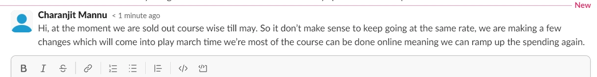 Client message: ET Fully Booked win